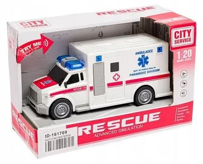 Produktbild von Adar Spielzeug Krankenwagen mit Licht und Ton