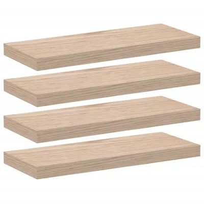 Image de vidaXL Étagères suspendues 4 pcs. 60x23,5x4 cm Bois composite