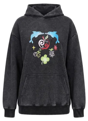 Immagine prodotto di Felpa con cappuccio da donna SUPSLIM - nera, taglia XL