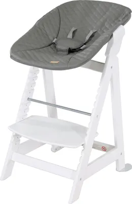 Image de Roba 75064WEL246, escalier pour enfants, ensemble 2 en 1, couleur pierre blanche, dimensions : 460 x 670 x 940 mm