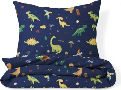 Produktbild von Petite Amélie Bettwäsche-Set – 140x200 cm – Baumwolle – Dino