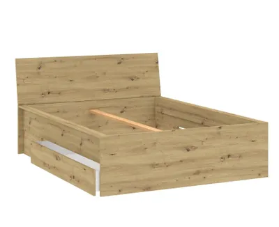 Obrázek produktu pro Manželská postel se šuplíky 160x200 SHERMAN - dub artisan
