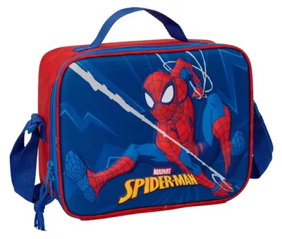 Produktbild von Safta Spider-man 3d Lunchtasche Blau Kinder Blau One Size