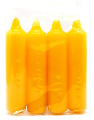 Produktbild von EWA Adventskerzen, 4 Stück, Adventskerzen:goldgelb