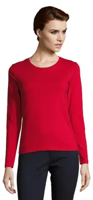 Immagine prodotto di SOLS - Maglietta "Imperial" da donna a maniche lunghe LT1370 (L) (rosso)