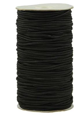 100m extra starke Gummikordel Gummischnur 3mm, schwarz