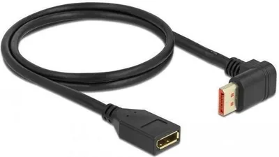 Immagine prodotto di DELOCK Cavo di prolunga DisplayPort 8K 60 Hz 1 m spina 90° angolata in alto verso la presa