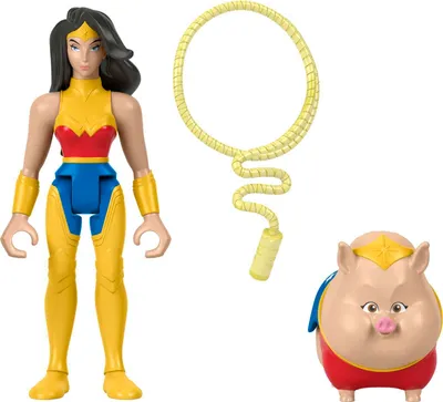Produktbild von Fisher-Price DC League of Super-Pets Wonder Woman & PB Figurenset