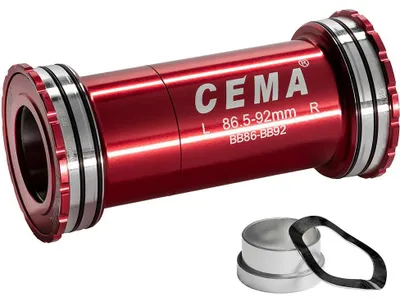 Image de Cema Bracketas BB86-BB92 INT. Sram gxp-keramic-rouge