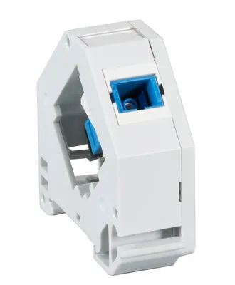 Produktbild von Hutschienenadapter für LC/APC -- Singlemode, 2 Ports