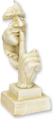 Produktbild von Skulptur aus Gusseisen antikweiß Replikat Retro Design Dekoration