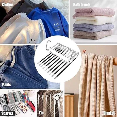 Produktbild von Famanu Hosenhalter platzsparend - 6-in-1 Multi-Halter für Schals, Jeans und Hosen