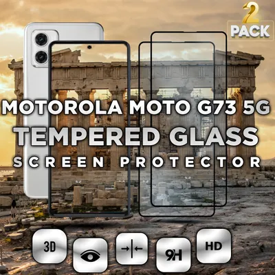 Obrázek produktu pro 2 kusy Motorola Moto G73 5G - tvrzené sklo 9H - 3D ochrana displeje v super kvalitě