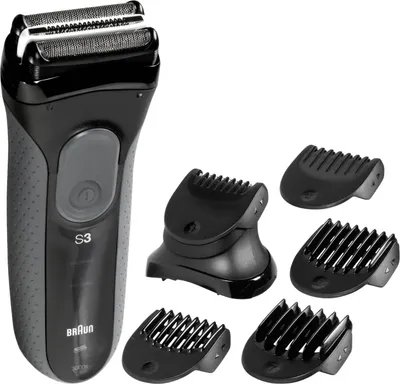 Produktbild von Braun Elektrorasierer Series 3 3000BT Shave&Style 3-in-1 mit Präzisionstrimmer und 5 Kammaufsätzen
