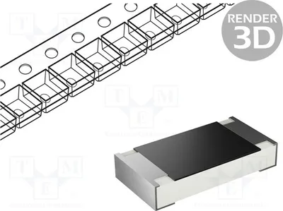 Produktbild von 100x Widerst: thick film SMD 1206 8,06kΩ 0,25W ±1%  -55÷125°C 1206S4F8061T5E Widerst