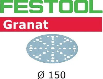 Image de Festool Abrasifs STF D150/48 P180 GR/100 Granat 150 mm / 100 pièces. ( 575166 )