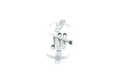 Produktbild von QUICK BRAKE 109-0980 Zubehörsatz Scheibenbremsbelag Hinten für VOLVO V70 I (875, 876) V40 Kombi (645) 850 Kombi (855) 940 II Kombi (945) 940 Kombi