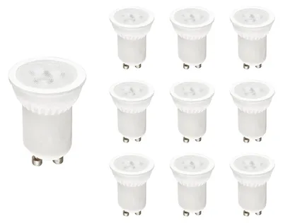 Produktbild von Kobi GU10 LED Spot Lampe MR11 4W 320lm 6000K 230V 10 Stück
