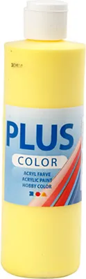 Produktbild von Plus Color Acrylfarbe, Primärgelb, 250 ml 1 Flasche