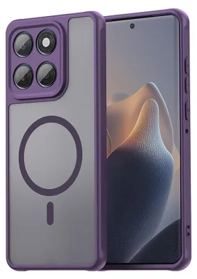 Produktbild von Techsuit – HaloFrost II MagSafe-Schutzhülle für Motorola Edge 60 / 60 Fusion – lila