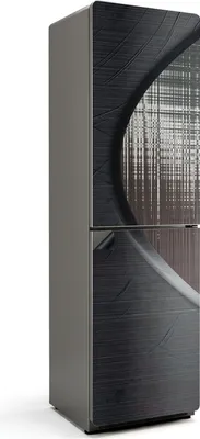 Zdjęcie produktu dla Abstrakcyjny wzór z falami - Magnetyczna osłona lodówki - Folia dekoracyjna magnetyczna do kuchni - Magnes na lodówkę deco - Samoprzylepna tablica magnetyczna - Folia magnetyczna na drzwi lodówki - 60x205 cm