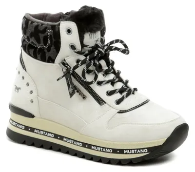 Immagine prodotto di Mustang 1364-503-203, scarpe invernali da donna taglia forte, colore bianco, taglia 43