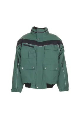 Produktbild von Größe XL Herren Planam Plaline Winter Blouson grün schwarz Modell 2595