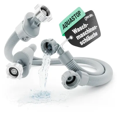 Produktbild von greate 2x Aquastop Schlauch Waschmaschine  1,5 m 3/4 Zoll - Waschmaschinenschlauch Aquastop