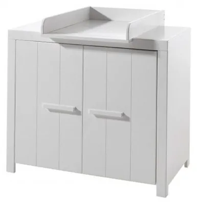 Image de Vipack Table à langer ERIK blanc - Bois massif et MDF