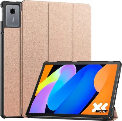 Produktbild von Lenovo Idea Tab 11 Hülle - Coverup Tri-Fold Ständer Klapphülle mit Schlaf/Wach-Funktion - Roségold