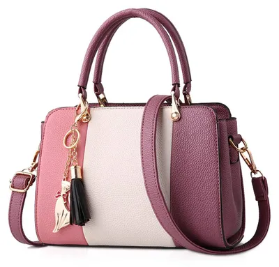 Produktbild von NICOLE & DORIS Damen Handtaschen Quasten Taschen Reißverschluss Schultertaschen