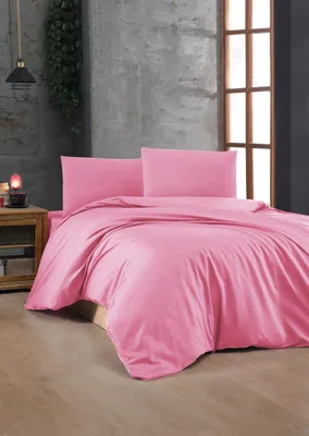 Produktbild von L'Essentiel Linge de Maison, Hochwertiges Ranforce Bettwäsche-Set (2 Teile), 100% Baumwolle, 200 x 200 cm + 2 Kissenbezüge 80 x 80 cm, 117 g/m², Rosa | Perfekt für stilvolle Schlafzimmer.