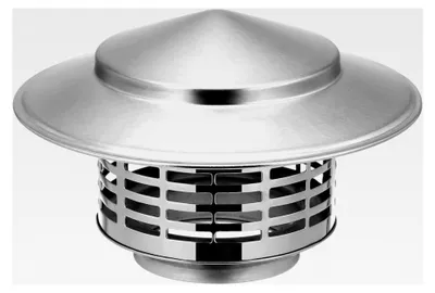 Produktbild von Schornsteinabdeckung Edelstahl Regenschutzschirm für Ofenrohre 75mm