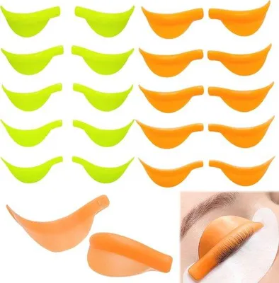 Produktbild von Famanu Wimperlift Set mit 20 Stück - Wiederverwendbare Silikonpads und Wimpernzange in 5 Größen