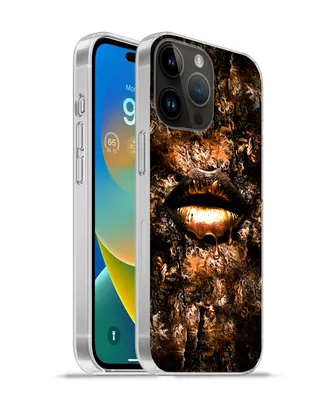 Produktbild von MuchoWow® Handyhülle Schutzhülle Hülle für Apple iPhone 14 Pro Max Frau - Lippen - Kupfer Silikon Softcase Handy Hülle - Hardcover