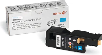 Produktbild von Xerox 106R01627 Tonerkartusche Cyan 1.000 Seiten für Xerox WorkCentre 6000