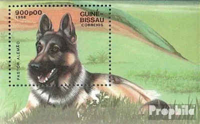 Produktbild von Briefmarken Guinea-Bissau 1988 Mi Block273 (kompl.Ausg.) postfrisch Rassehunde