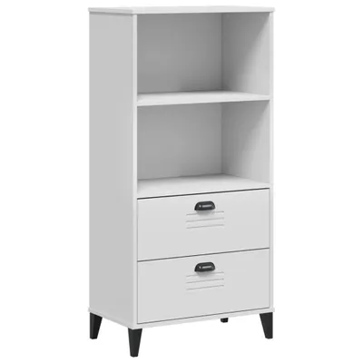 Produktbild von Bücherschrank VIKEN Weiß 60x35x123 cm Holzwerkstoff