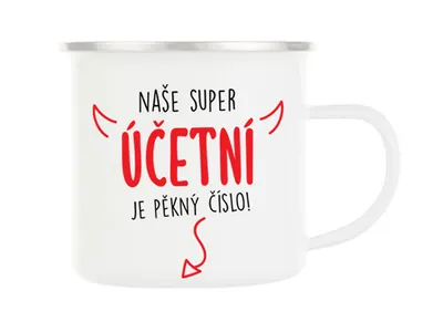 Obrázok produktu pre Plechový hrnček pre super účtovníčku