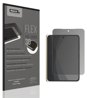 Produktbild von Full Cover Privacy Blickschutzfolie für Huawei Pura X Max Aussenseite Folie Anti-Shock