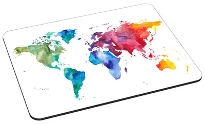 Productafbeelding van PEDEA Design muismat, 22 x 18 cm, "Color world" design