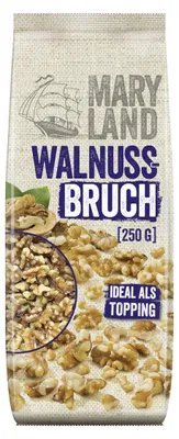 Zdjęcie produktu dla Maryland, posiekane orzechy włoskie, jako dodatek, intensywny orzechowy smak, 250g