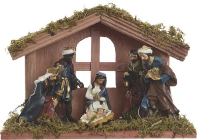 Image de Naissance Bethléem 6 Figures 9cm