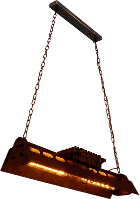 Zdjęcie produktu dla Metalowa lampa wisząca w industrialnym stylu retro, z regulacją wysokości, czarna, 31-40W, regulowana