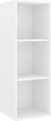 Produktbild von TV-Wandschrank Weiß 37x37x107 cm Holzwerkstoff