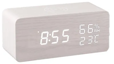 Produktbild von Kabelloser elektronischer Wecker aus Holz