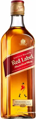 Image de Johnnie Walker Red Label, Blended Scotch Whisky, alcool, boisson alcoolisée, bouteille, 40%, 1 L, 756278