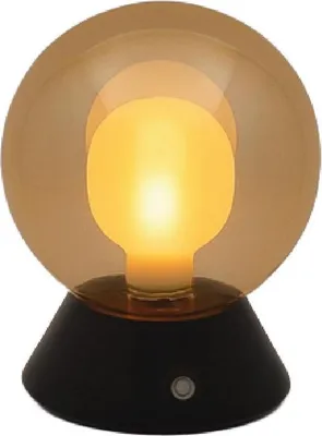 Produktbild von Luxus Europe - Tischlampe Touch Nora Schwarz - Kabellose LED-Tischlampe für den Innenbereich – USB-C wiederaufladbar