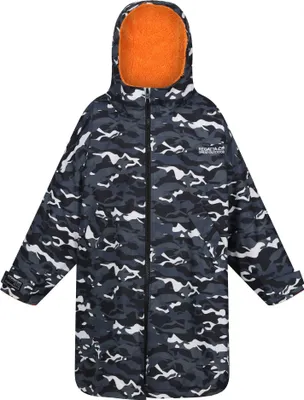 Obrázek produktu pro Regatta - Dětský župan RG9813 (116-122) (Black/Persimmon)