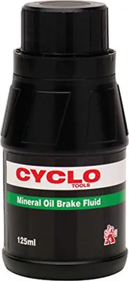 Obrázok produktu pre Cyklonástroje Brzdová kvapalina minerálny olej 125ml, fľaša, minerálny. Hydraulický olej